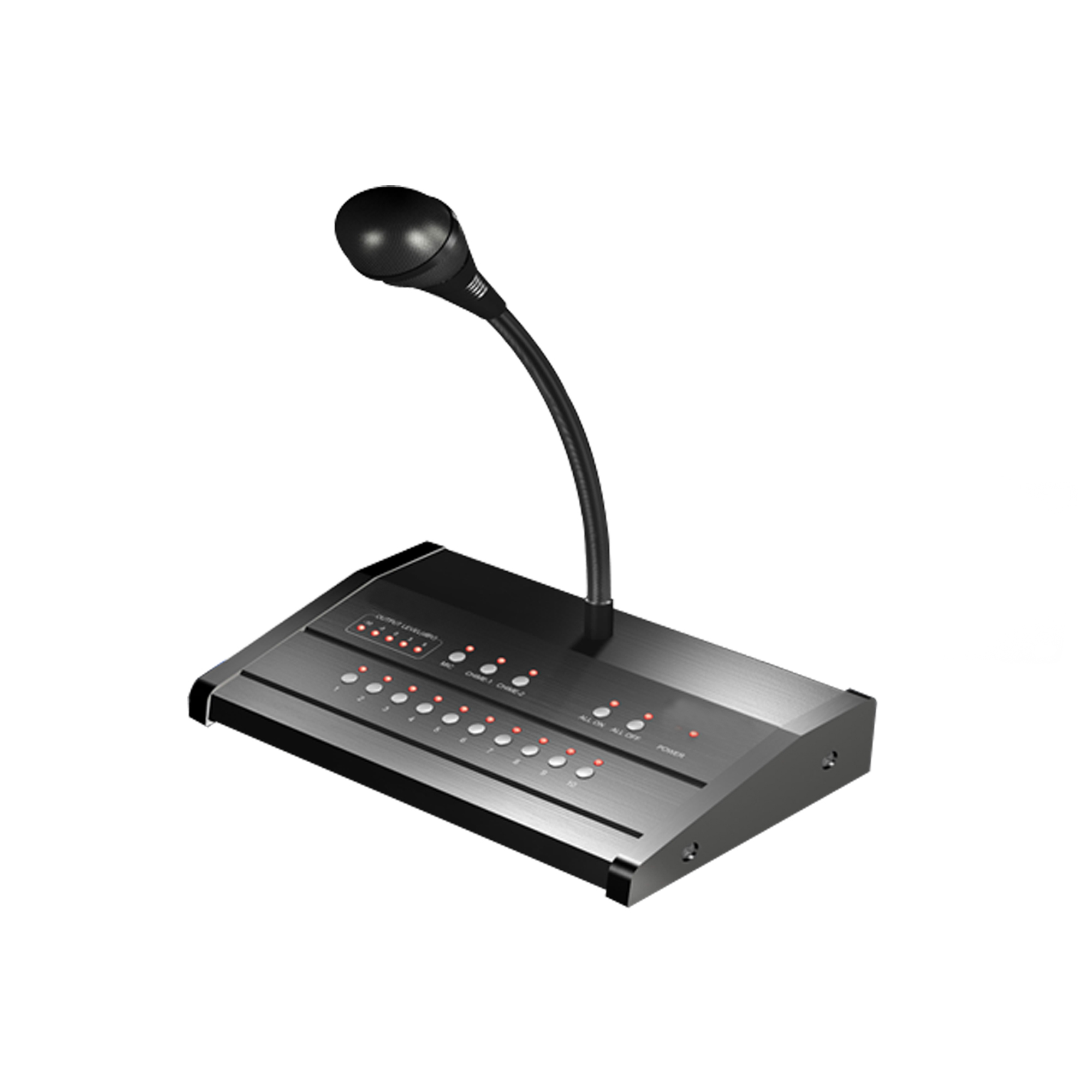 10 Zones Remote Paging Microphone Model AM12