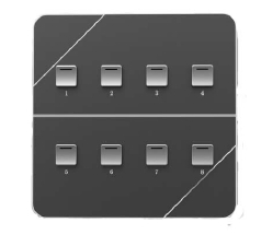 8 Button On-Wall Control Panel Model AB8514