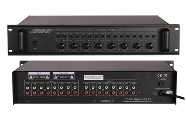 PA2033 8-Chaennel Pre-Amplifier